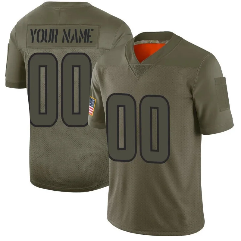 Youth's Custom Los Angeles Rams 2019 Salute to Service Jersey - Limited Camo -