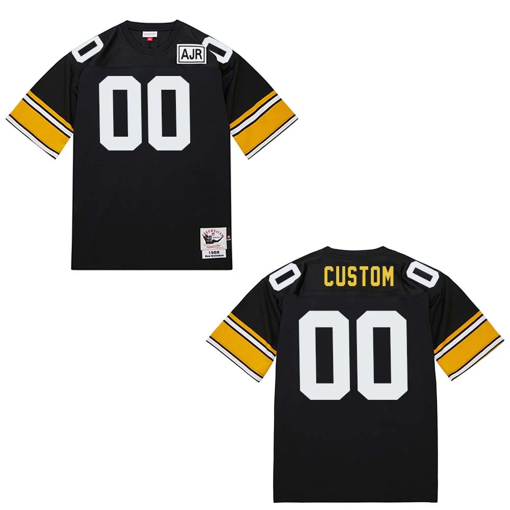 Custom Pittsburgh Steelers Dark 1988 Jersey -