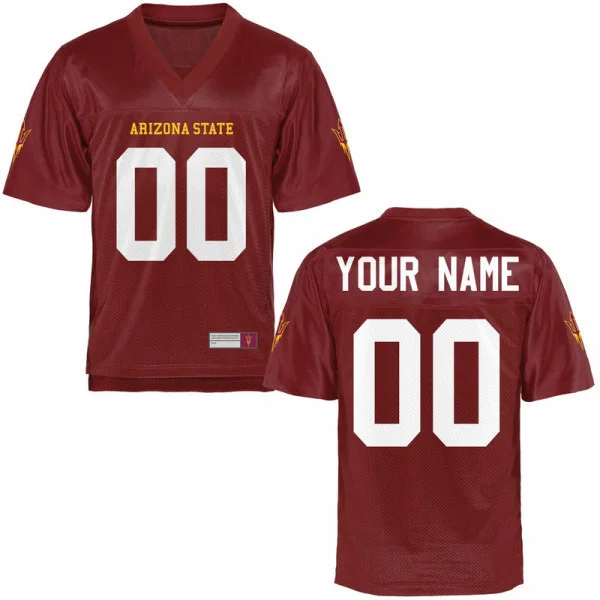 Men's Arizona State Sun Devils Customized Football Jersey -