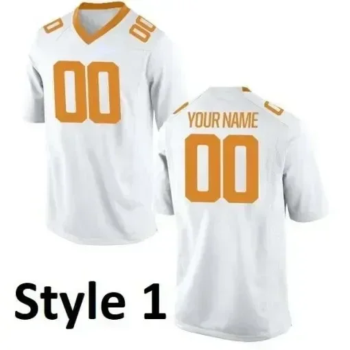 Men's Tennessee Volunteers Style Customizable Football Jersey Style 1 Jersey , NCAA jerseys -