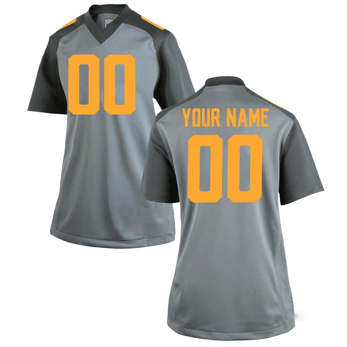 Woman's Tennessee Volunteers Custom Gray Jersey -