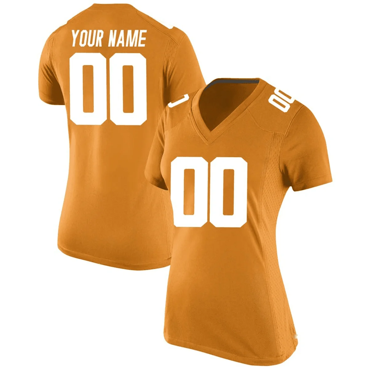 Woman's Tennessee Volunteers Custom Orange Jersey -