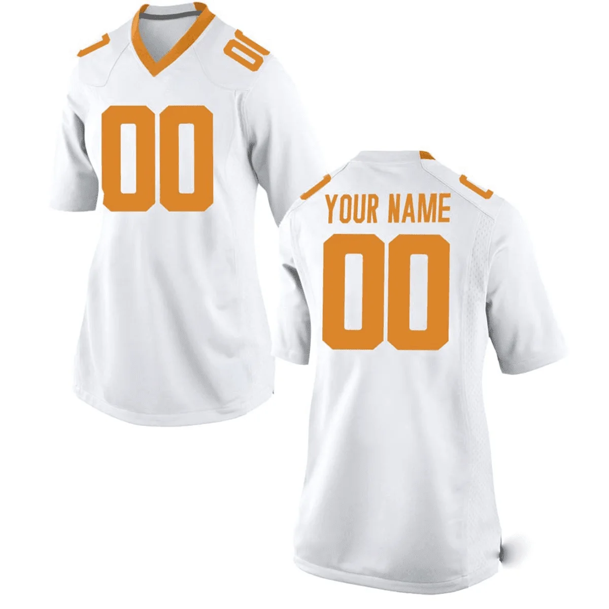 Woman's Tennessee Volunteers Custom White Jersey -