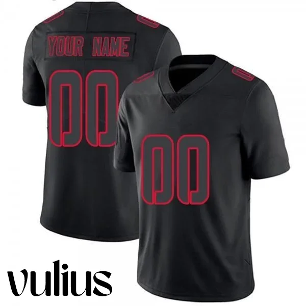Custom Texans Jersey, Black Men's Jersey, Impact Limited Jersey -