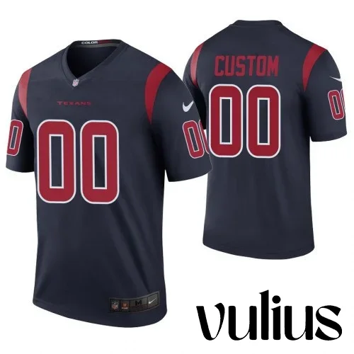 Custom Texans Jersey, Navy Men's Jersey, Color Rush Legend Jersey -