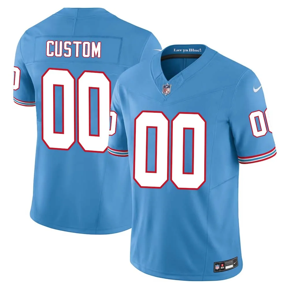 Custom Tennessee Titans Light Blue F.U.S.E. Limited Jersey -