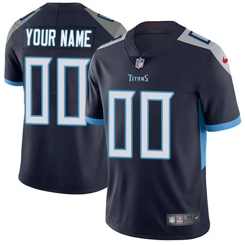 Youth's Tennessee Titans Navy Blue Hom Customized Vapor Untouchable Limited Jersey -