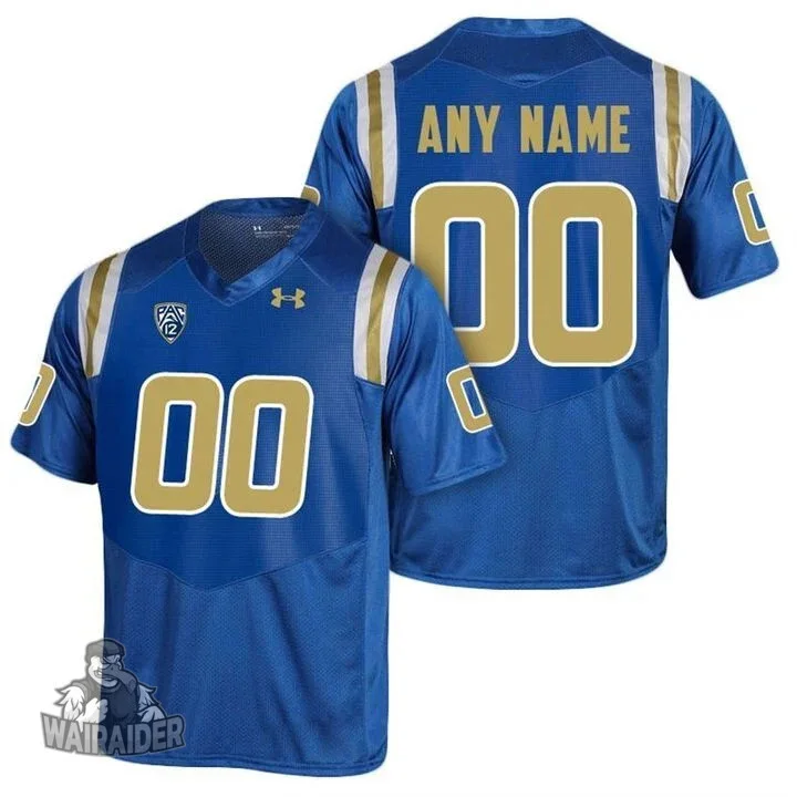 Men's UCLA Bruins Royal College Football Custom Jersey , UCLA Custom Jersey -