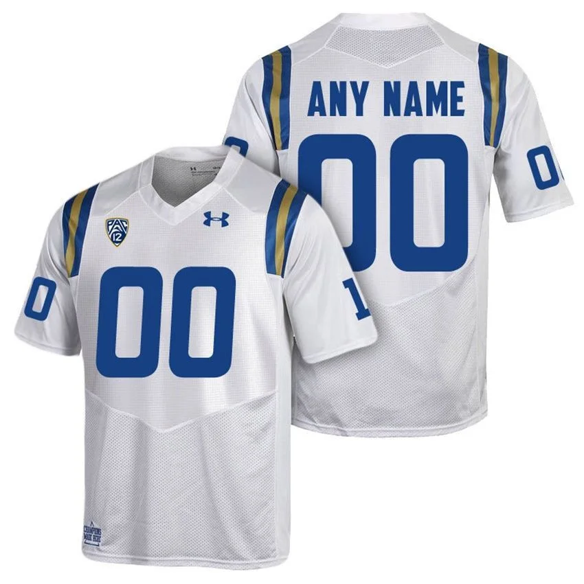 Youth's UCLA Bruins White College Football Custom Jersey , UCLA Custom Jersey -