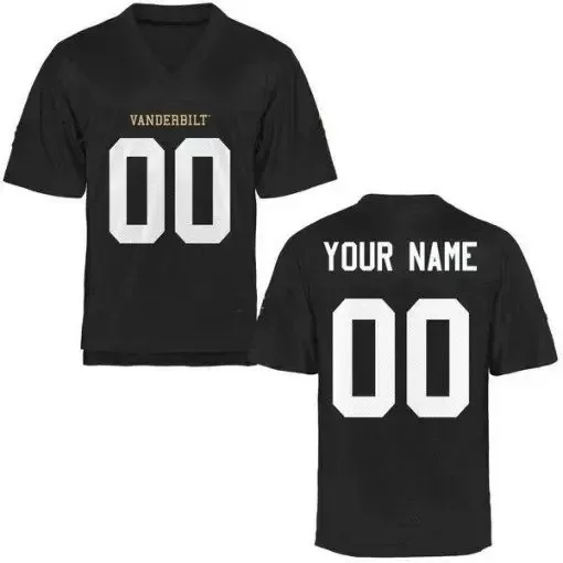 Custom Vanderbilt Baseball Jersey for Youth VANDERBILT COMMODORES STYLE CUSTOMIZABLE FOOTBALL JERSEY -