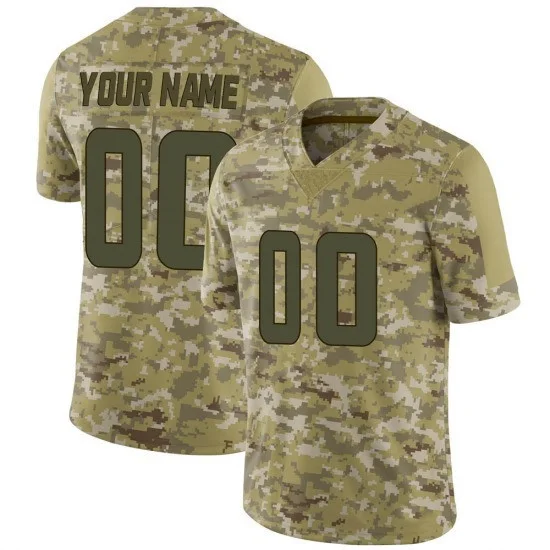 Customized Vikings Jersey for Youth CUSTOM MINNESOTA VIKINGS LIMITED CAMO 2018 SALUTE TO SERVICE JERSEY -