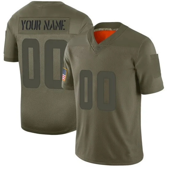 Customized Vikings Jersey for Youth CUSTOM MINNESOTA VIKINGS LIMITED CAMO 2019 SALUTE TO SERVICE JERSEY -