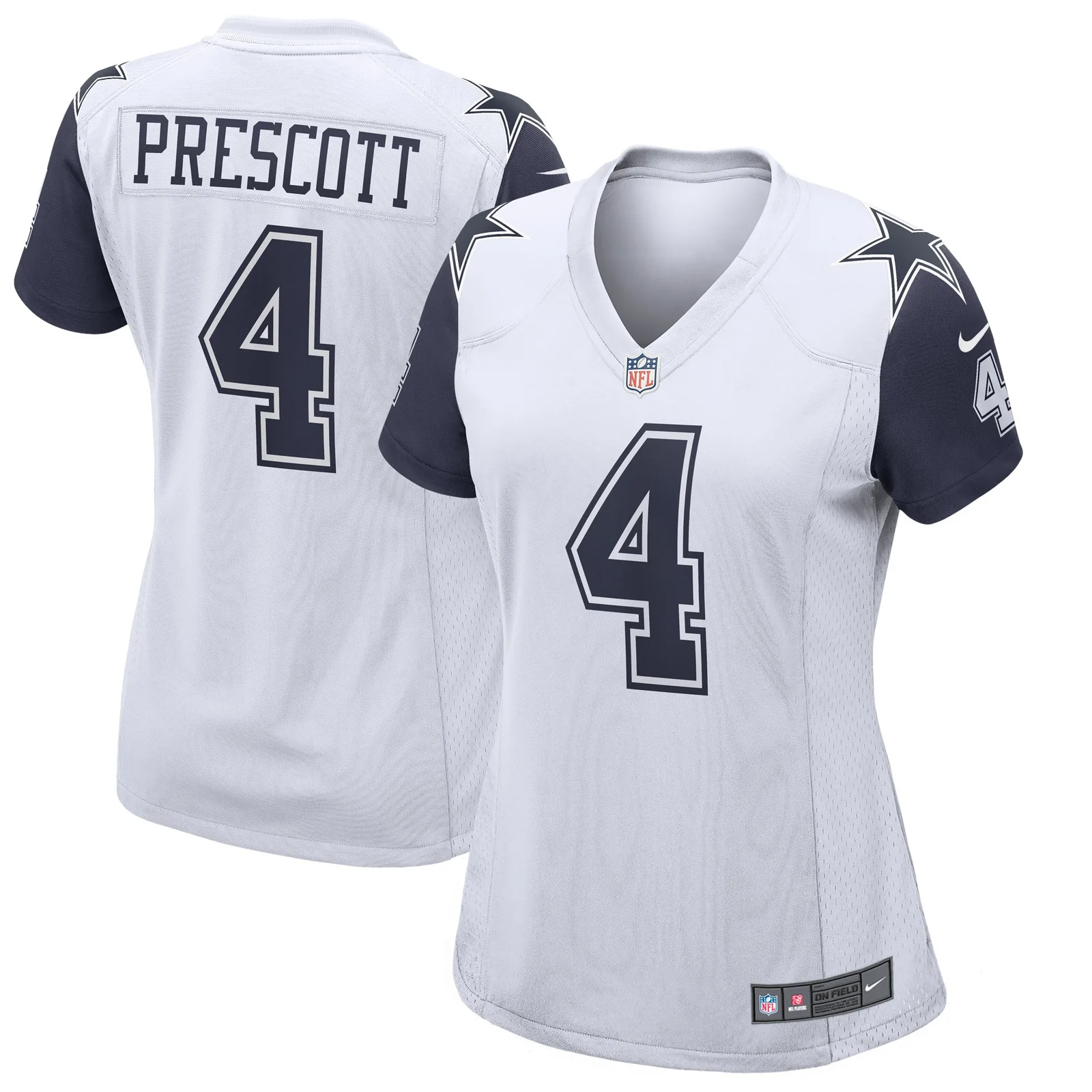 Dak Prescott Dallas Cowboys Woman's Alternate Game Jersey - White -