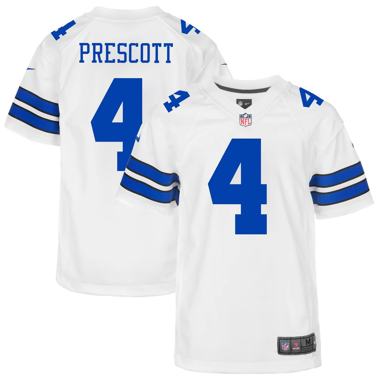 Dak Prescott Dallas Cowboys Youth Game Jersey - White -