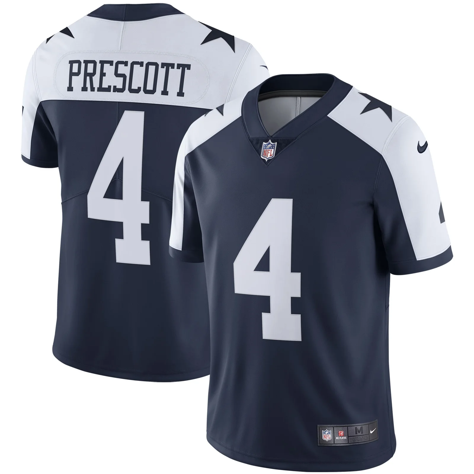 Men's Dak Prescott Dallas Cowboys Alternate Vapor Limited Jersey - Navy -