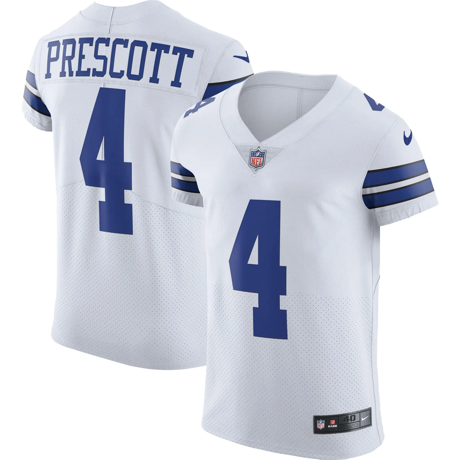 Men's Dak Prescott Dallas Cowboys Vapor Elite Player Jersey - White -