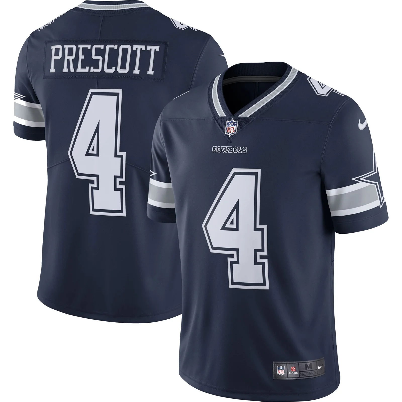 Men's Dak Prescott Dallas Cowboys Vapor Limited Player Jersey - Navy -