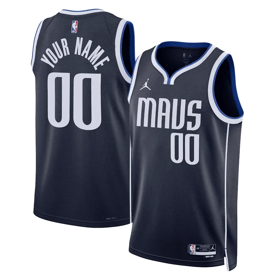 Men's Dallas Mavericks Custom 2022/23 Statet Swingman Jersey -