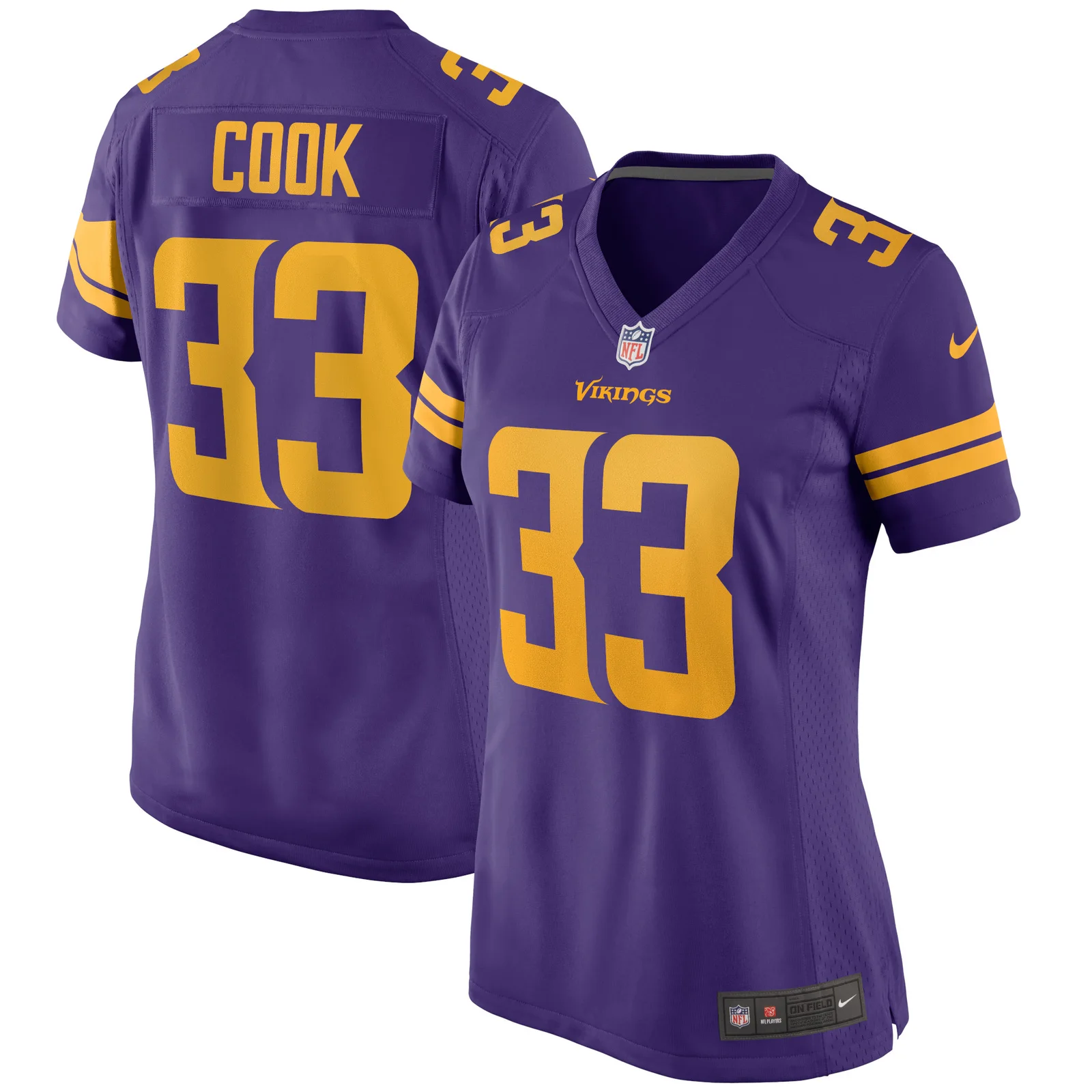 Dalvin Cook Minnesota Vikings Woman's Alternate Game Jersey - Purple -