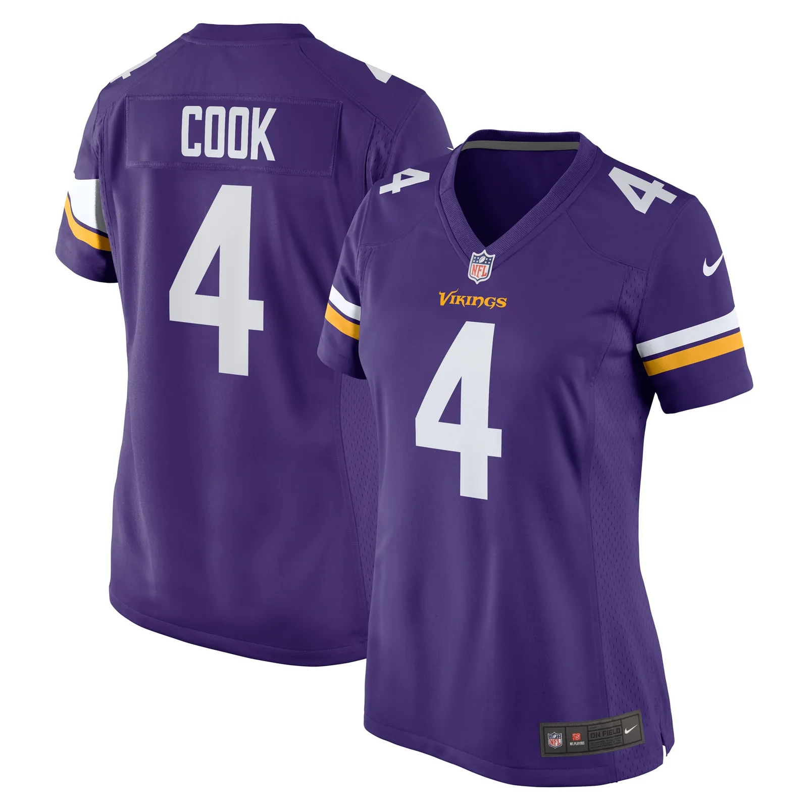 Dalvin Cook Minnesota Vikings Woman's Game Jersey - Purple -