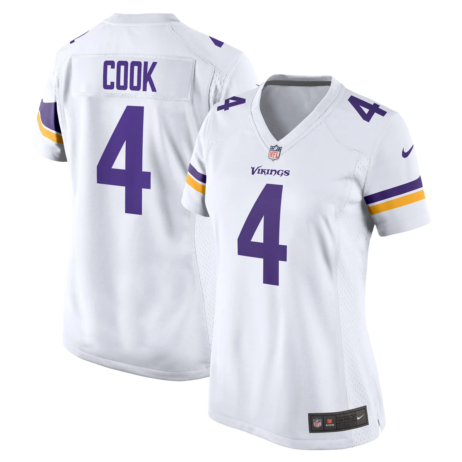 Dalvin Cook Minnesota Vikings Woman's Game Jersey - White -