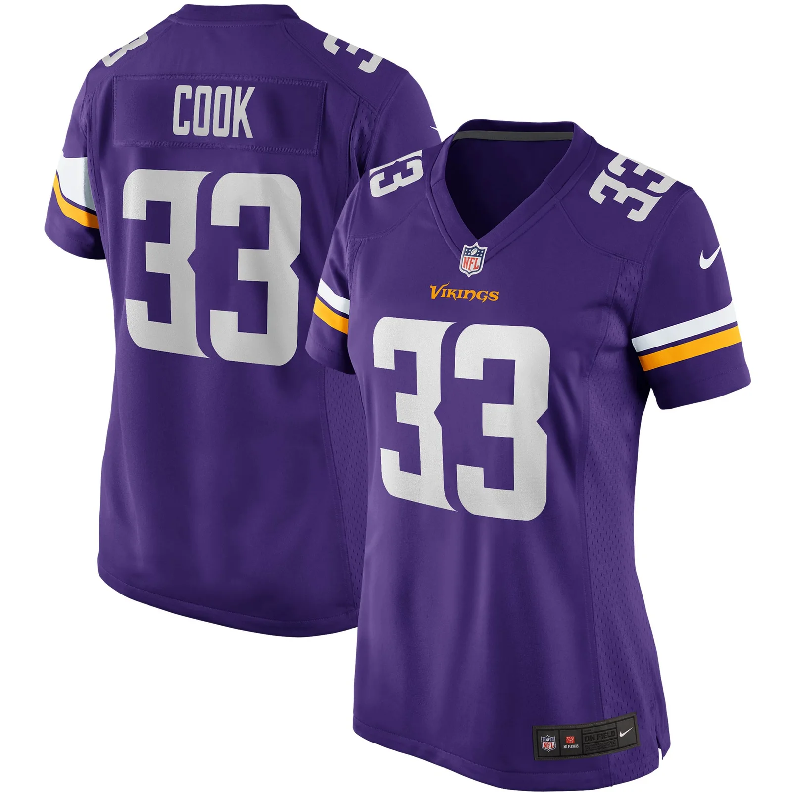 Dalvin Cook Minnesota Vikings Woman's Player Game Jersey - Purple -