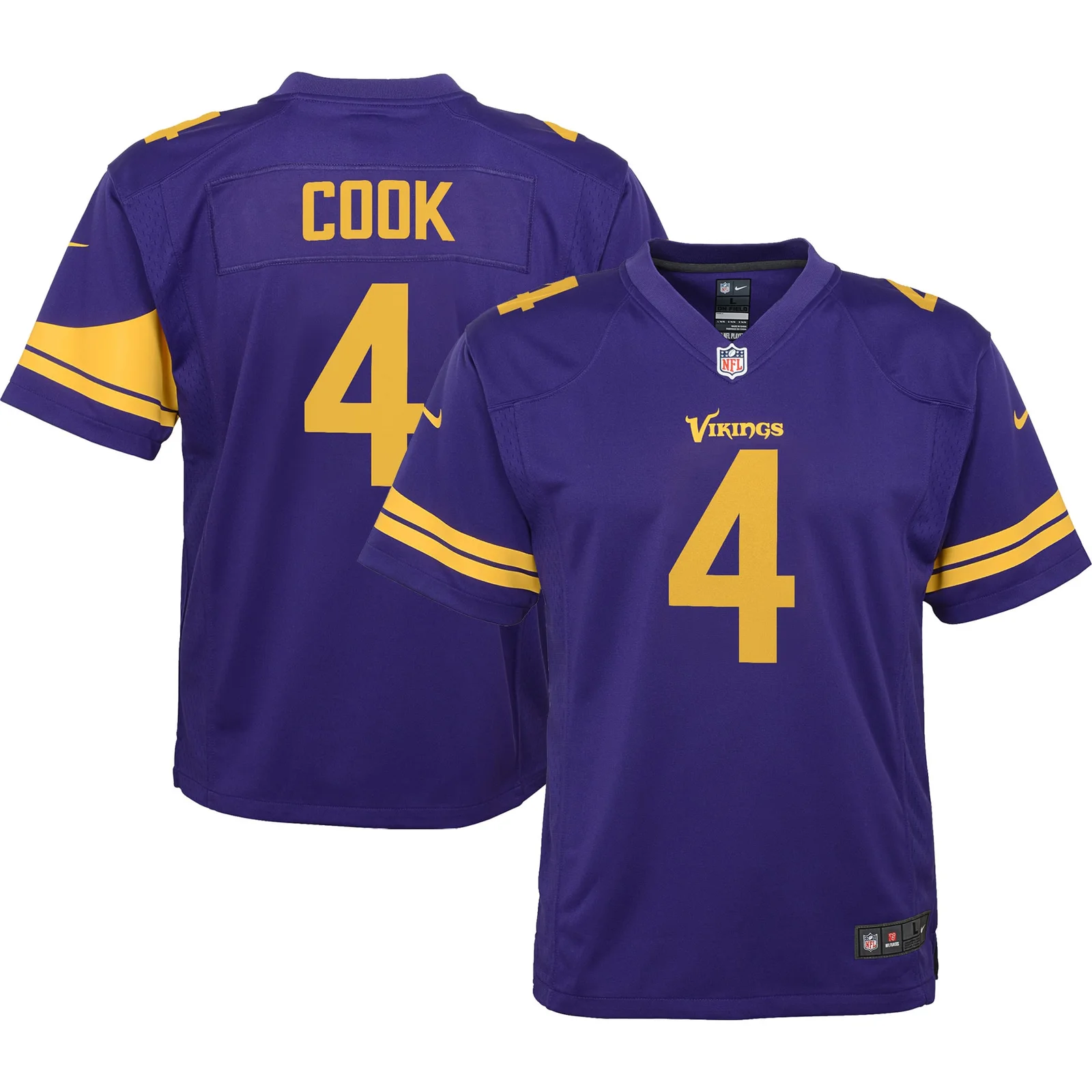 Dalvin Cook Minnesota Vikings Youth Alternate Game Jersey - Purple -