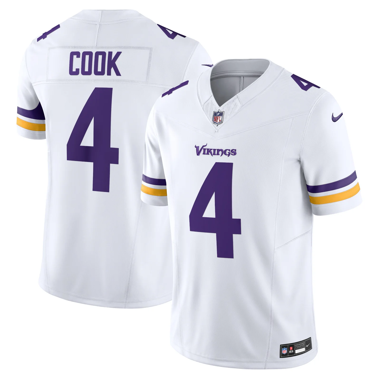 Men's Dalvin Cook Minnesota Vikings Vapor F.U.S.E. Limited Jersey - White -