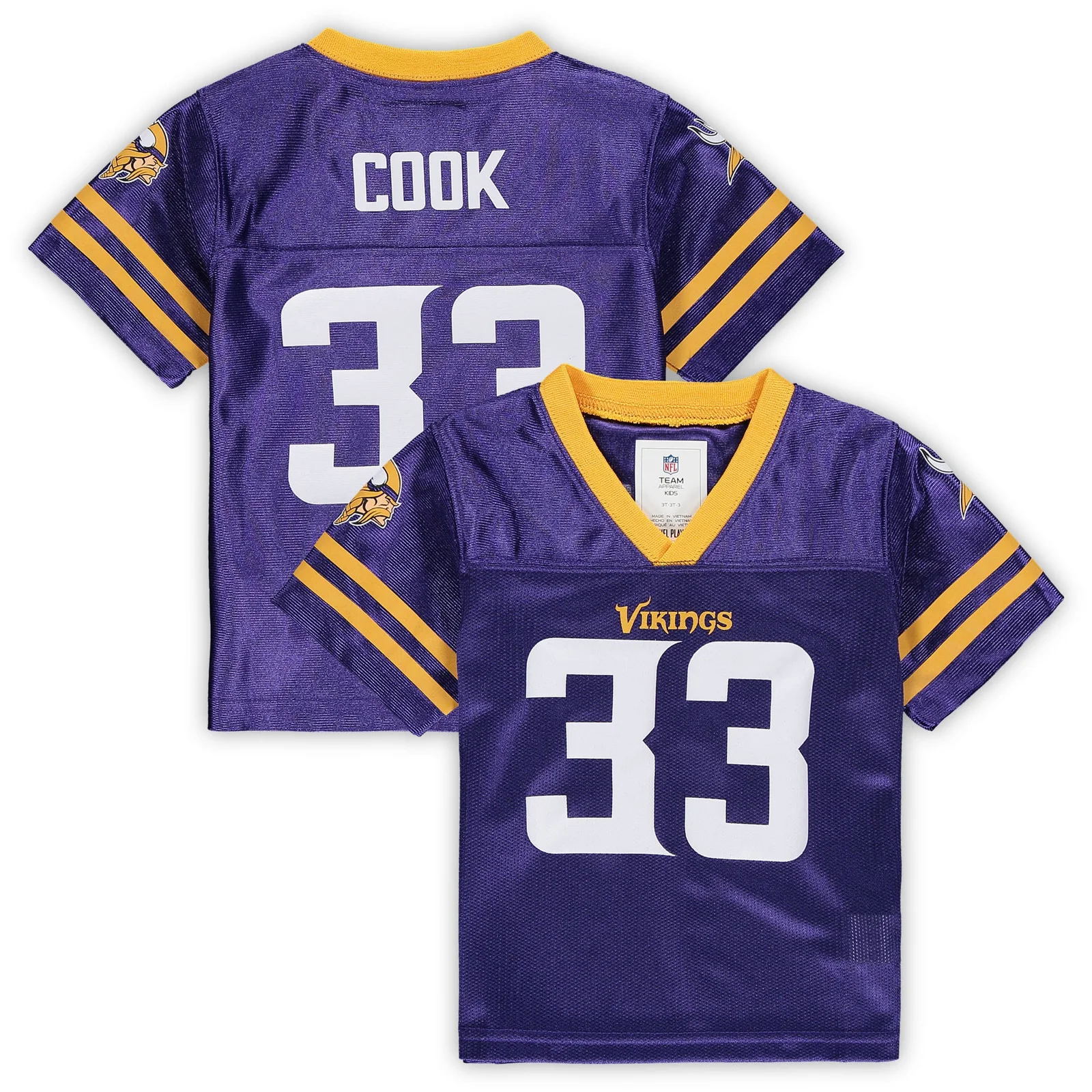Men's Toddler Dalvin Cook Purple Minnesota Vikings  Player Jersey