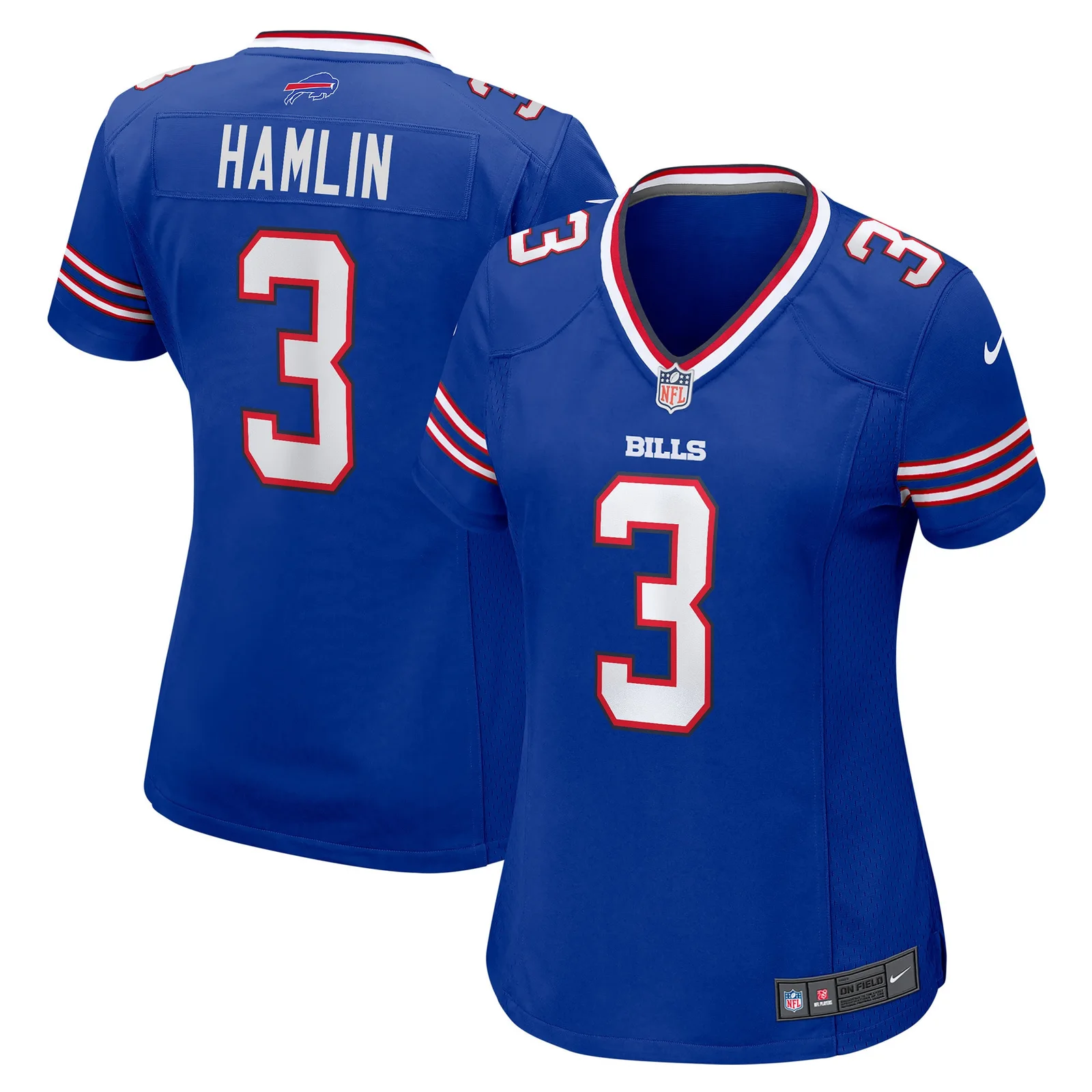 Damar Hamlin Buffalo Bills Woman's Game Jersey - Royal -
