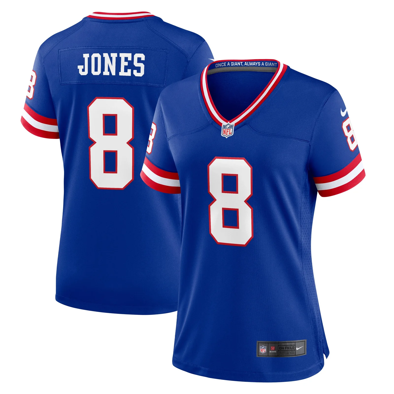 Daniel Jones New York Giants Woman's Classic Player Game Jersey - Royal -