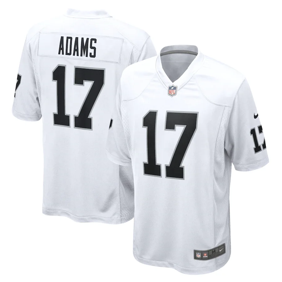 Davante Adams Jersey, White Men's, Game Jersey -