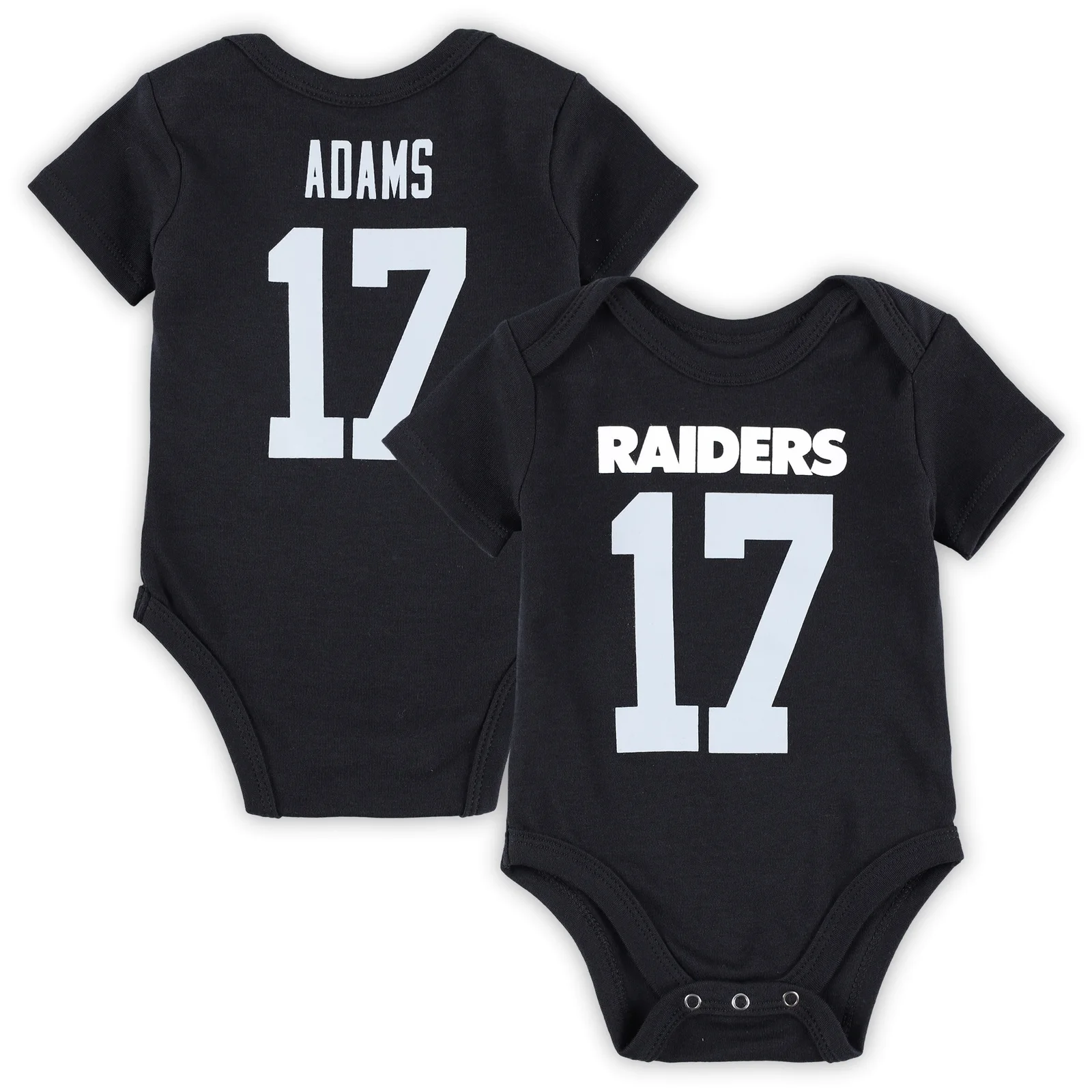 Men's Davante Adams Las Vegas Raiders Newborn &amp; Infant Team Player Bodysuit - Black -