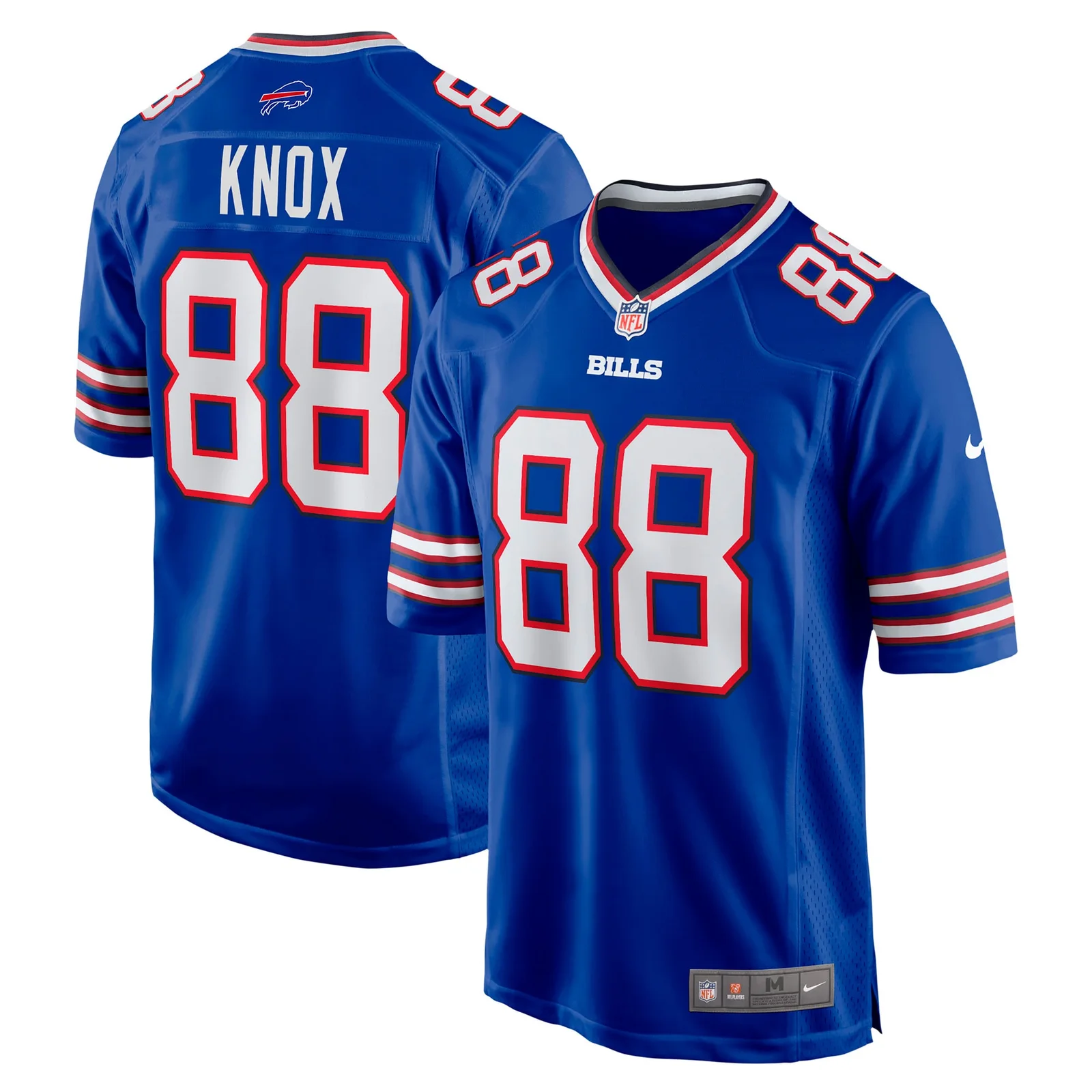 Men'sDawson Knox Buffalo Bills Game Jersey - Royal -
