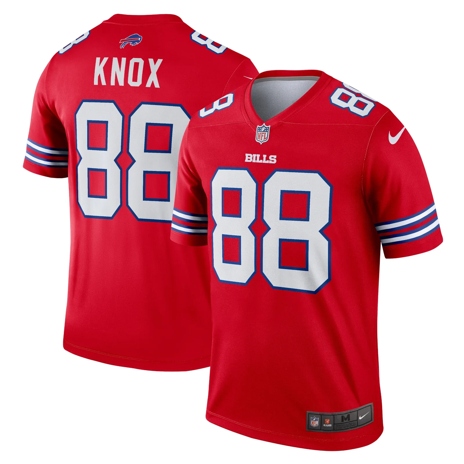 Men'sDawson Knox Buffalo Bills Legend Jersey - Red -