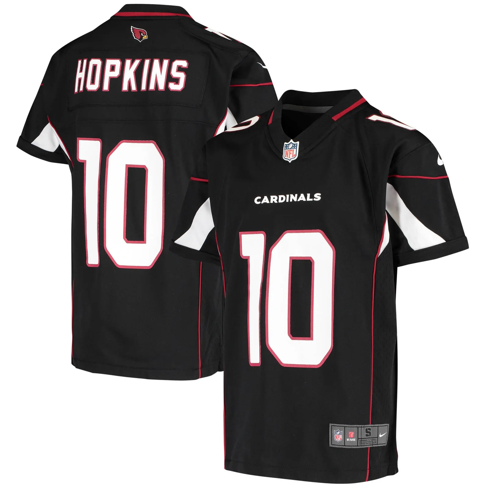DeAndre Hopkins Arizona Cardinals Youth Game Jersey - Black -