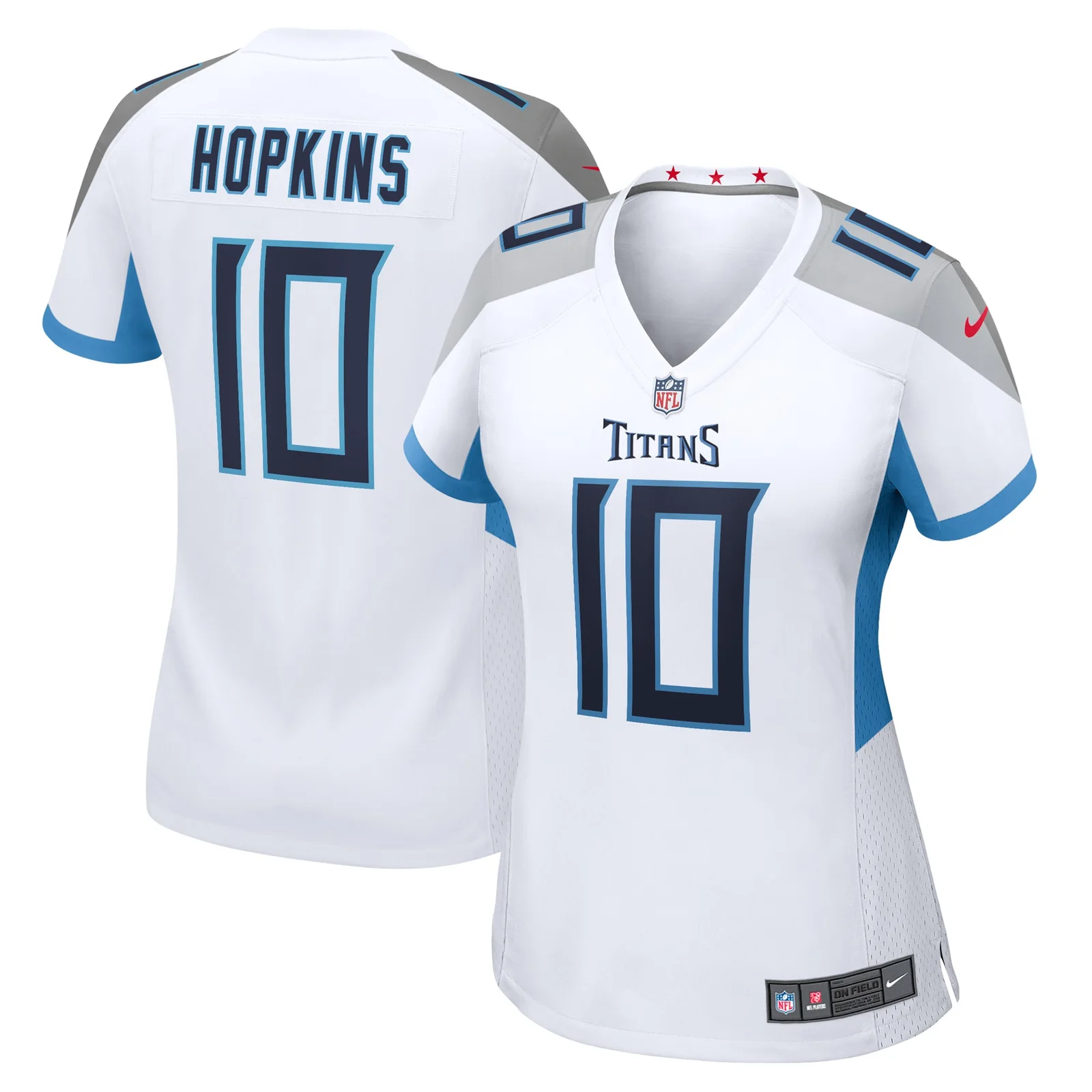 DeAndre Hopkins Tennessee Titans Woman's Game Jersey - White -