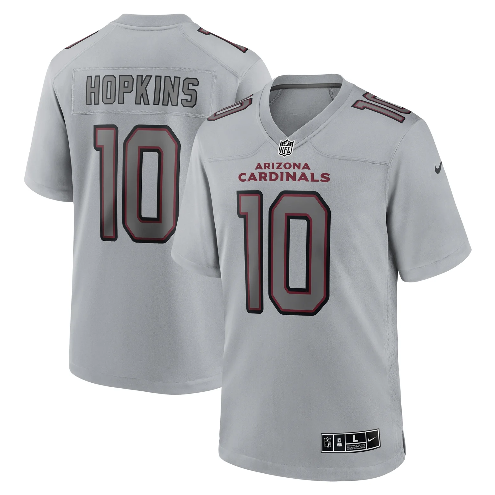 Men's DeAndre Hopkins Arizona Cardinals Atmosphere Fashion Game Jersey - Gray -