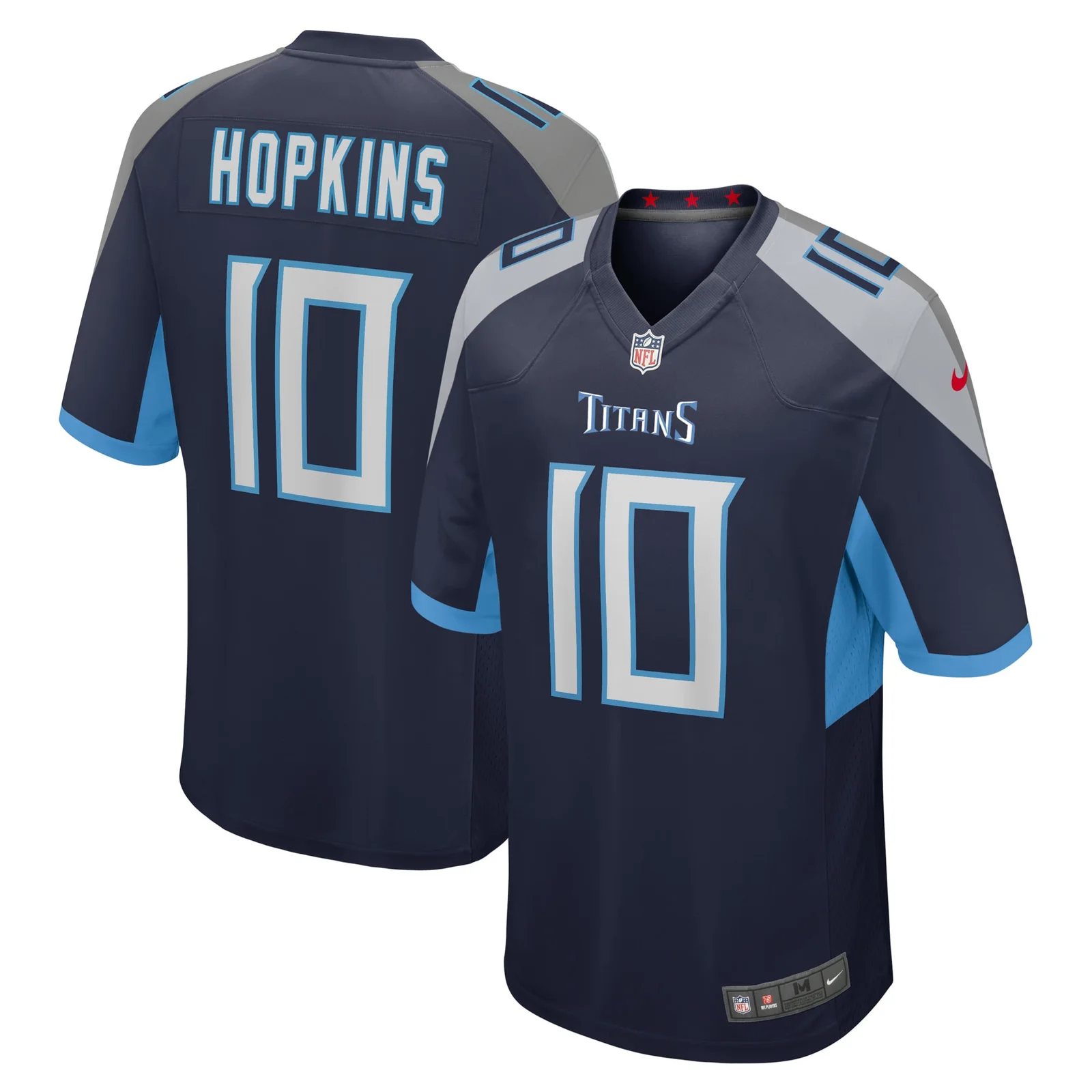 Men's DeAndre Hopkins Tennessee Titans Game Jersey - Navy -