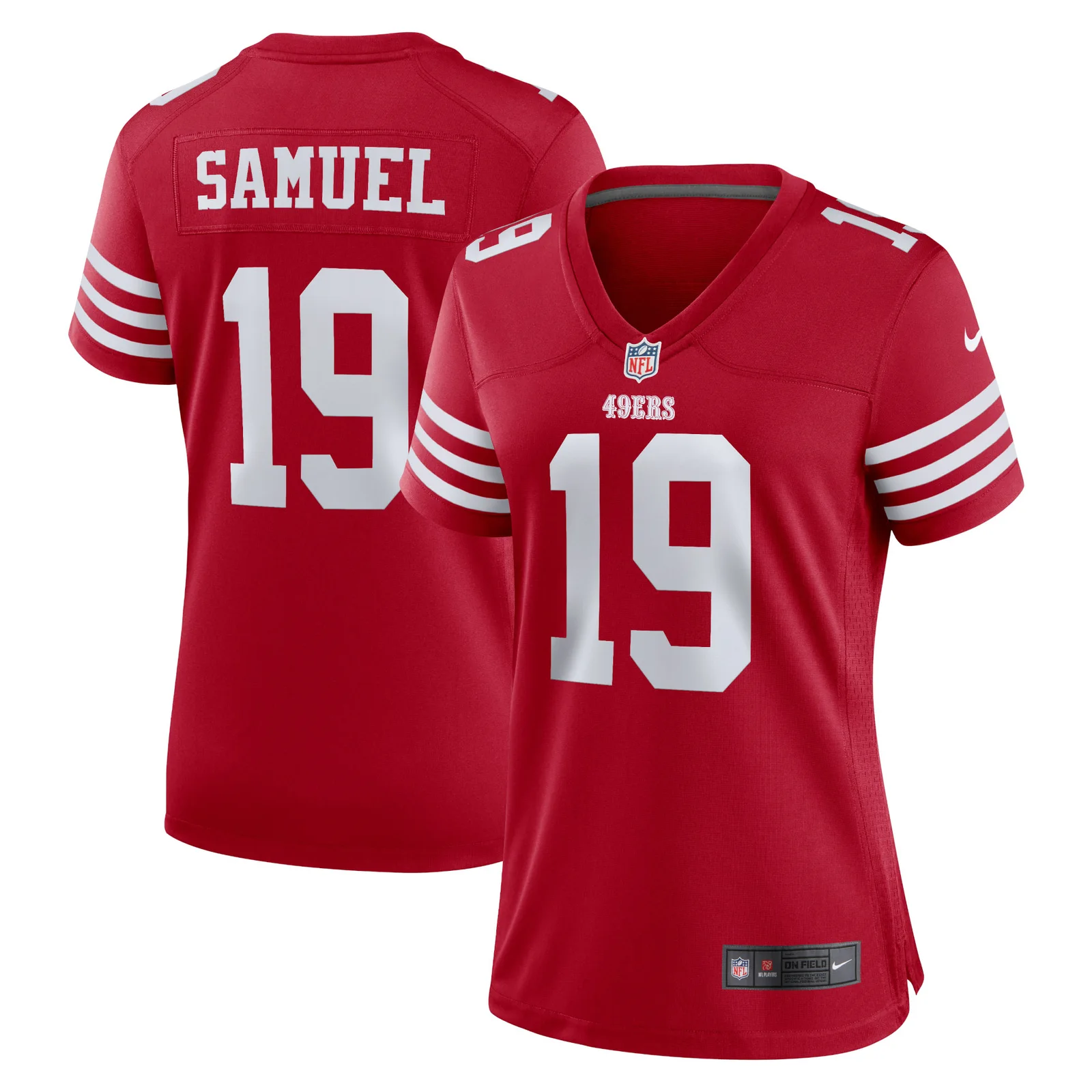 Deebo Samuel San Francisco 49ers Woman's Team Game Player Jersey - Scarlet -
