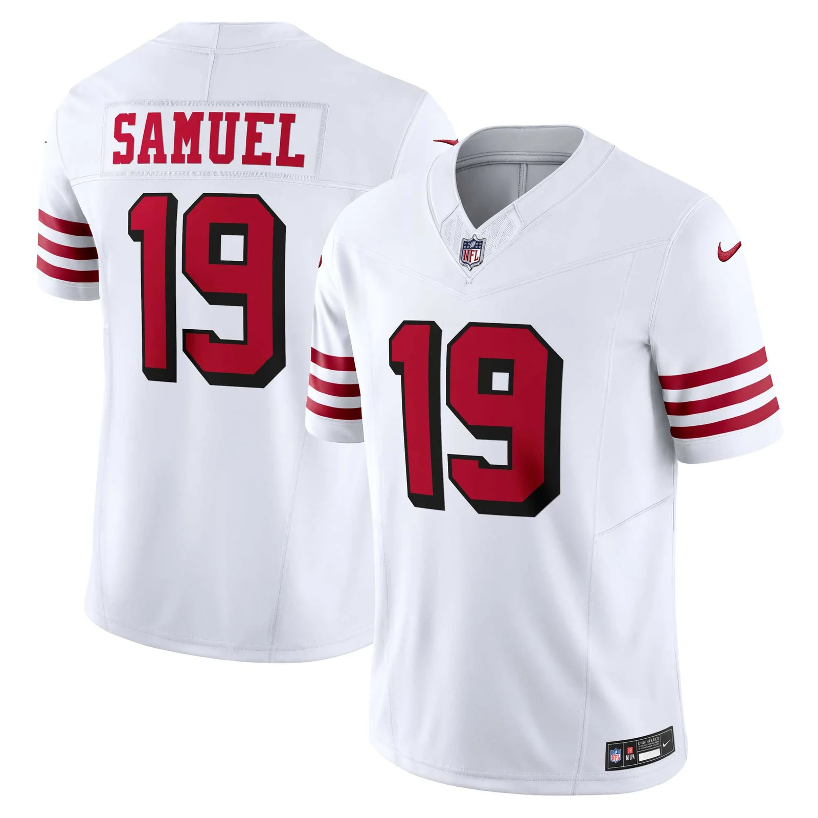 Men's Deebo Samuel San Francisco 49ers Alternate Vapor F.U.S.E. Limited Jersey - White -