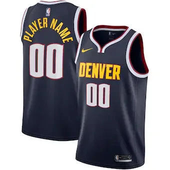 Men's Denver Nuggets Icon Swingman Jersey - Custom - -