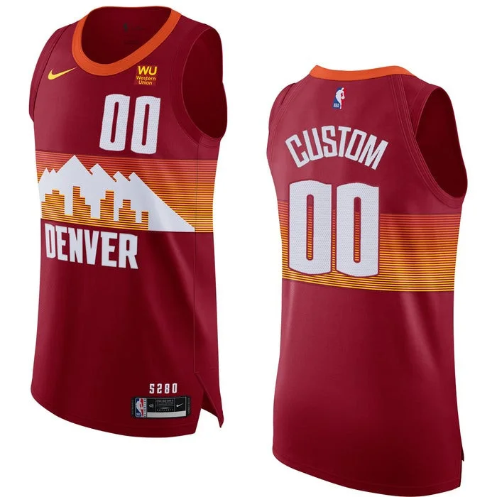 Youth's Custom 2020-21 Denver Nuggets City Edition Jersey -