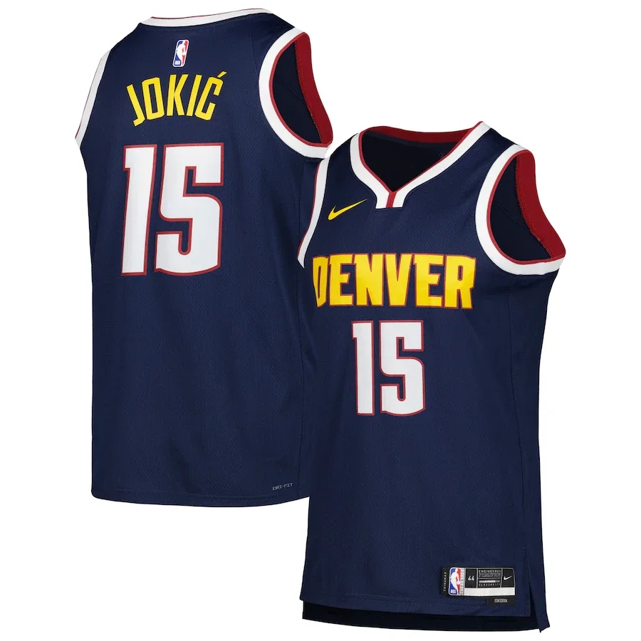 Youth's Nikola Jokic Denver Nuggets Unisex 2022/23 Swingman Jersey - Icon Edition - Navy -