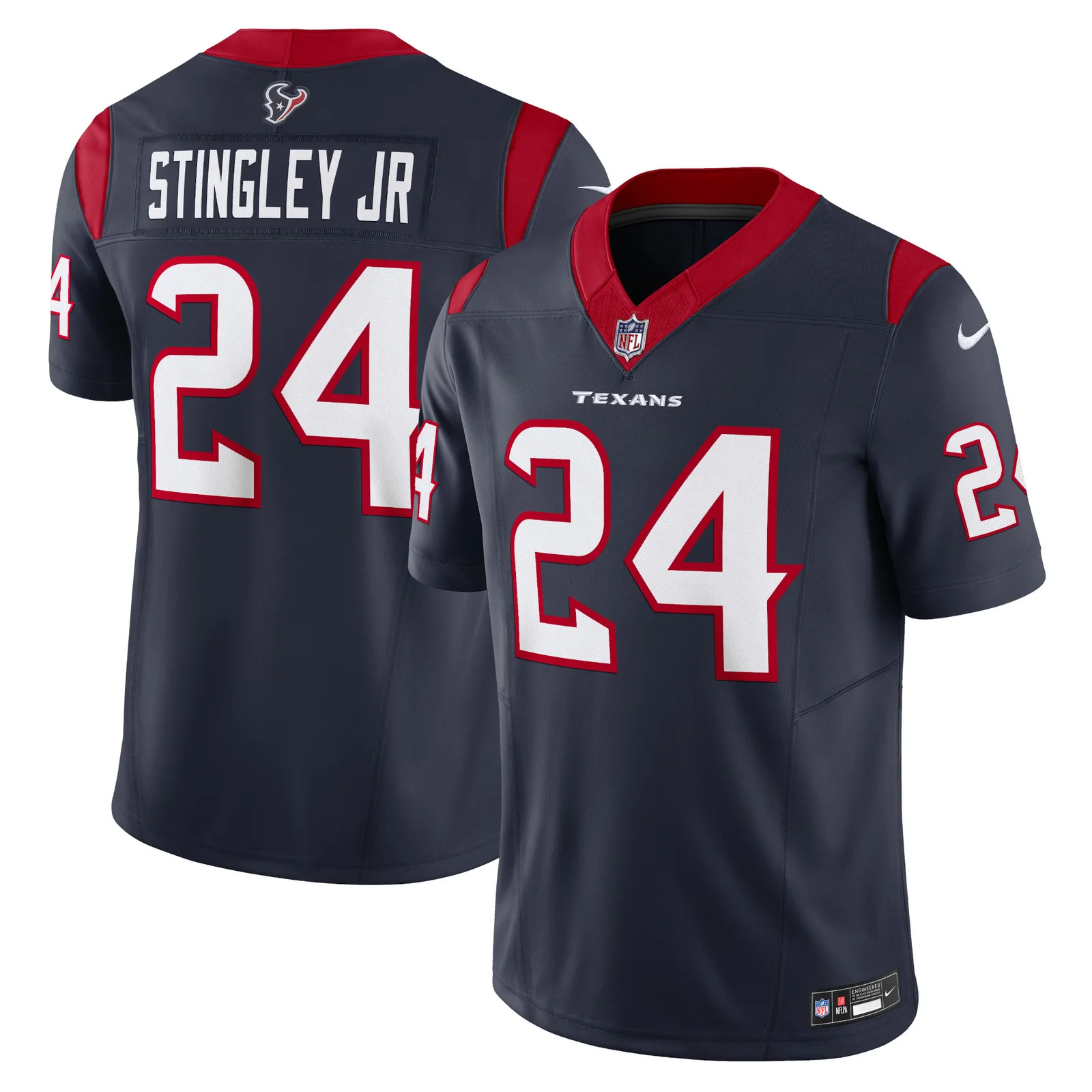 Men'sDerek Stingley Jr. Houston Texans Vapor F.U.S.E. Limited Jersey - Navy -
