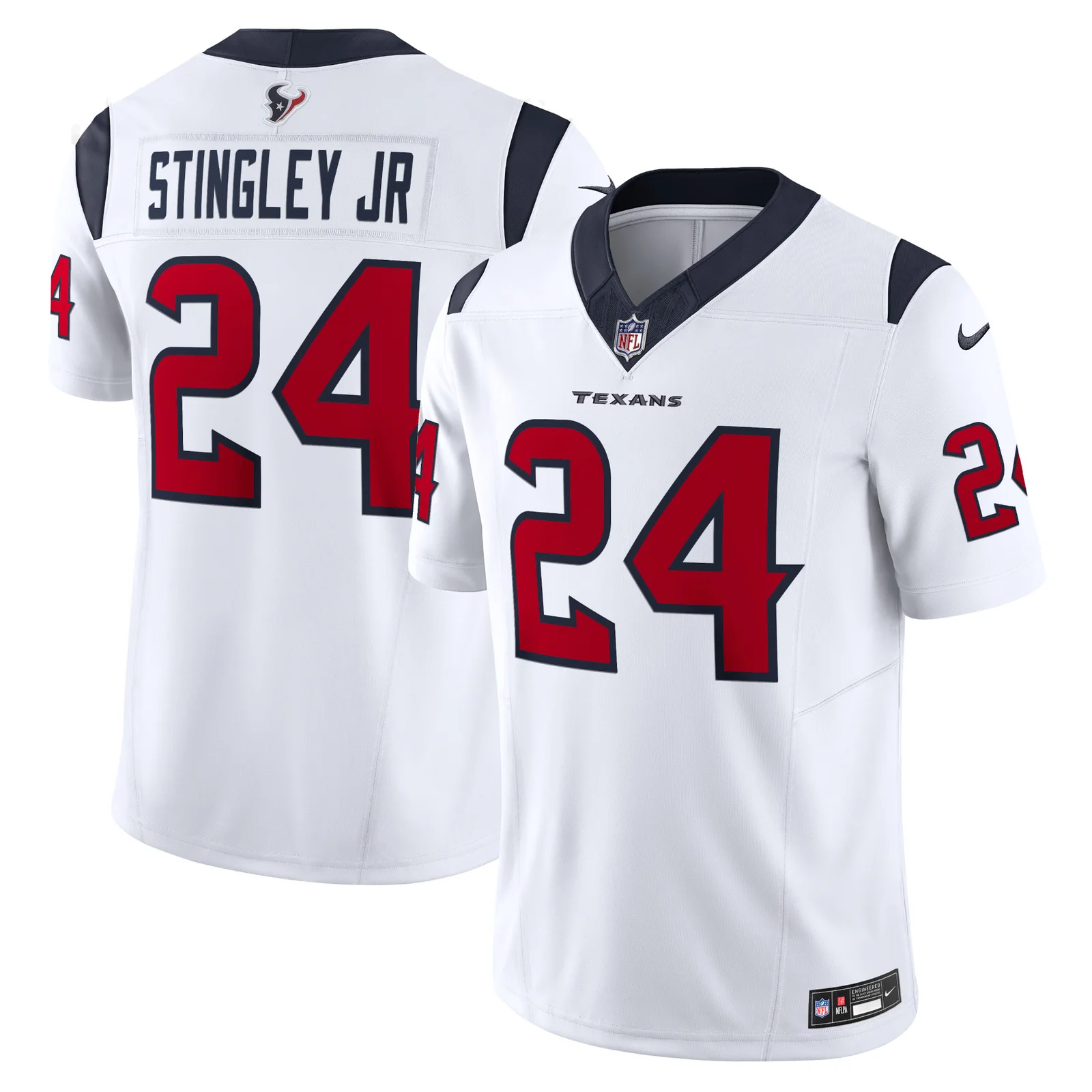 Men'sDerek Stingley Jr. Houston Texans Vapor F.U.S.E. Limited Jersey - White -