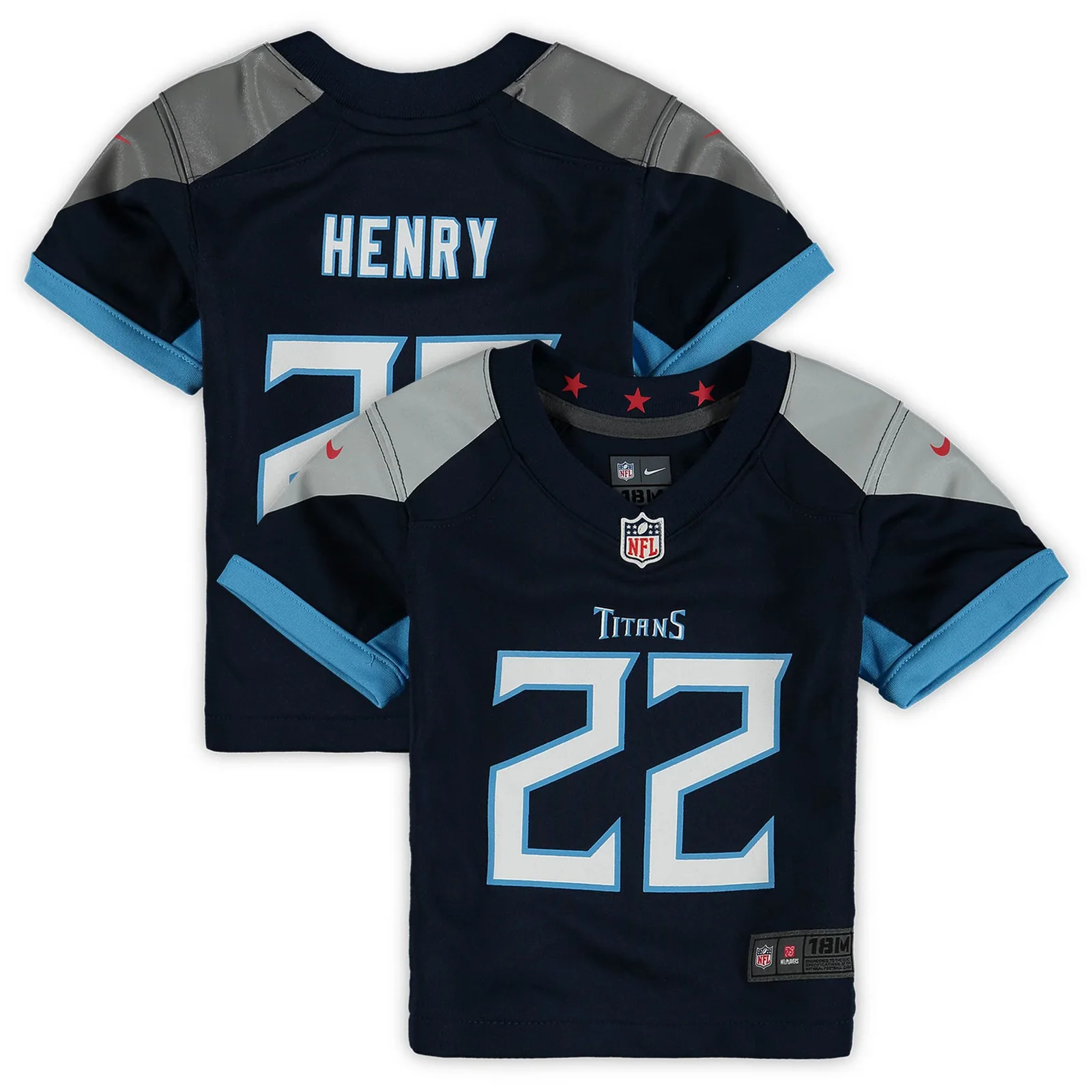 Men's Derrick Henry Tennessee Titans Infant Game Jersey - Navy -