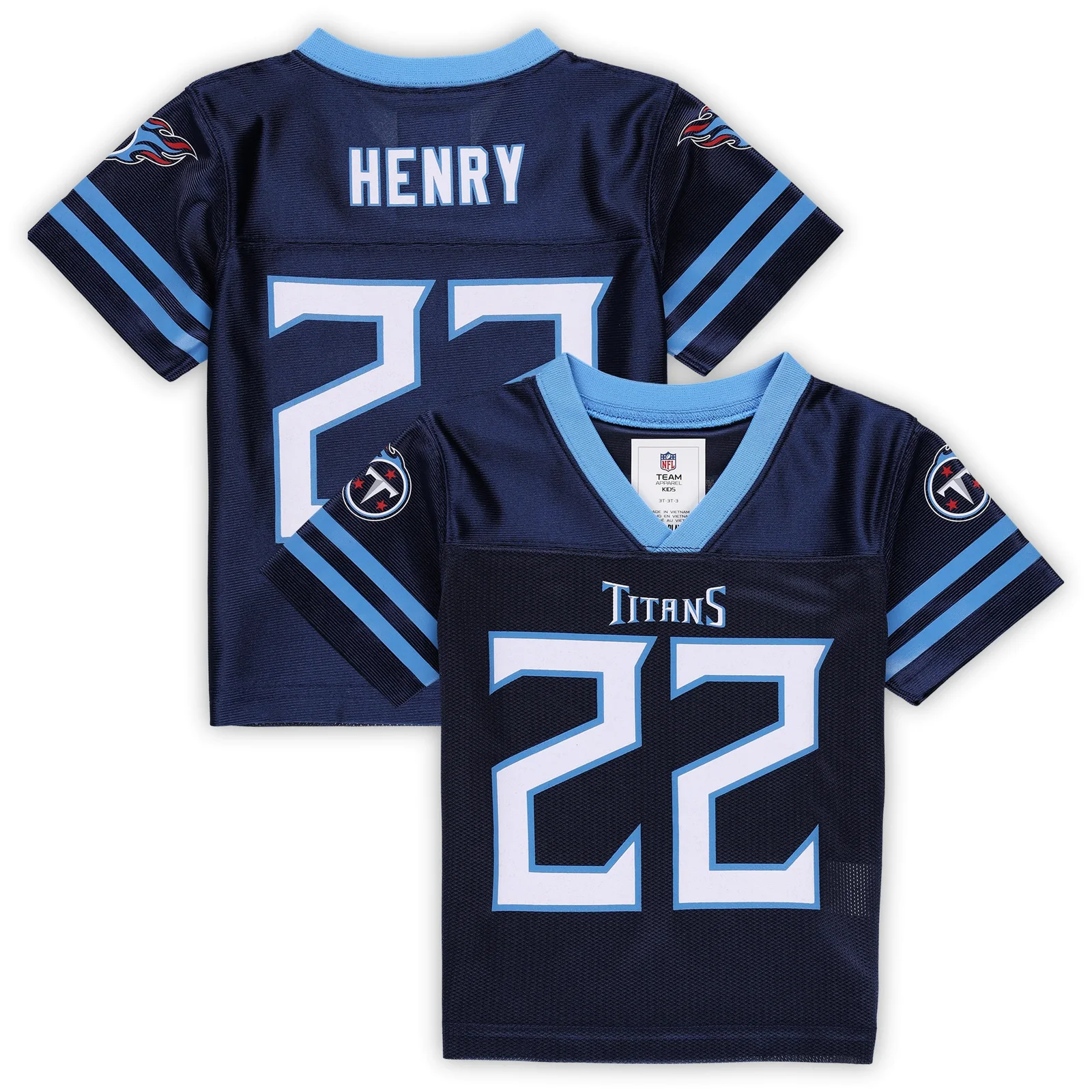 Men's Toddler Derrick Henry Navy Tennessee Titans Team Player Jersey -