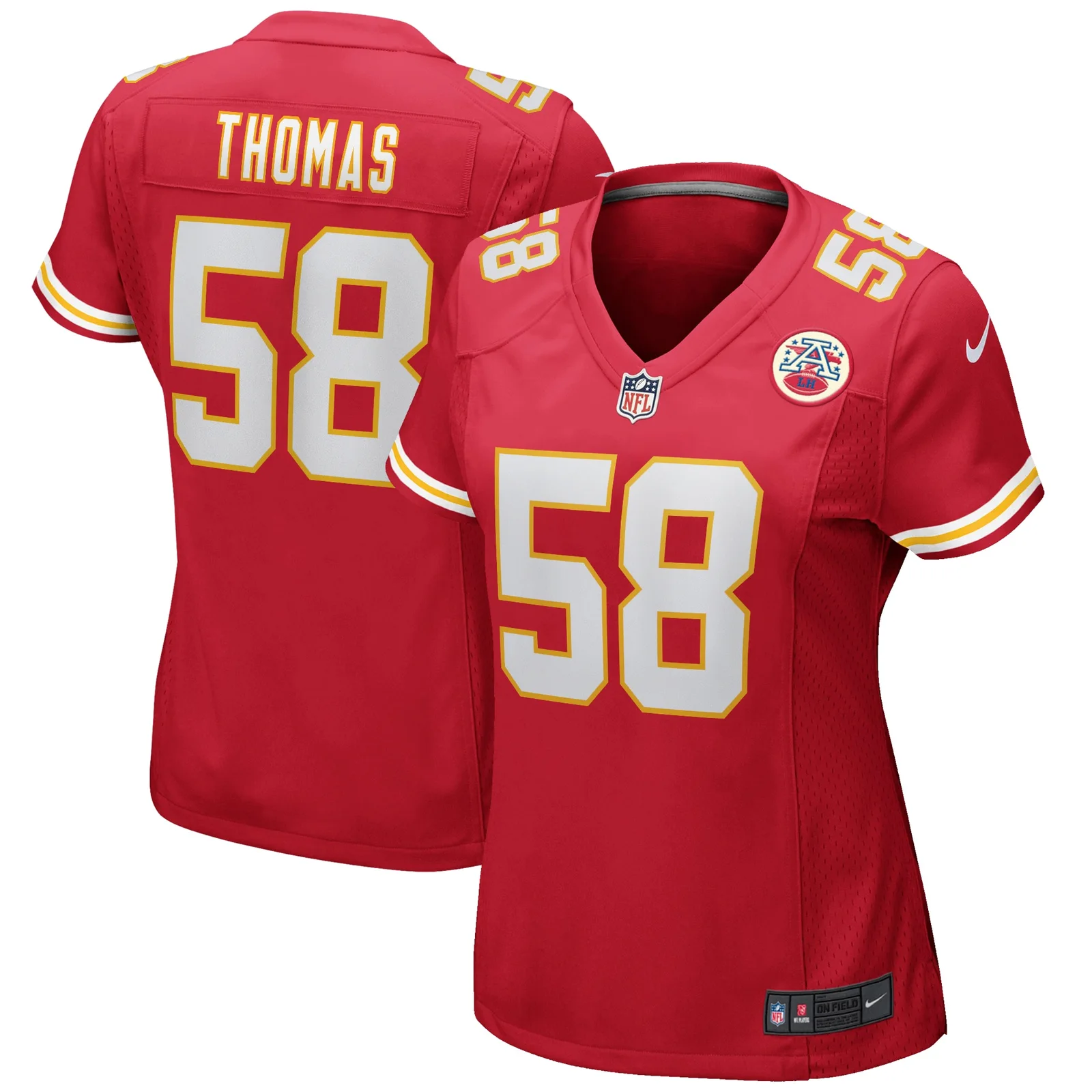 Derrick Thomas Kansas City Chiefs Woman's Game Retired Player Jersey - Red -