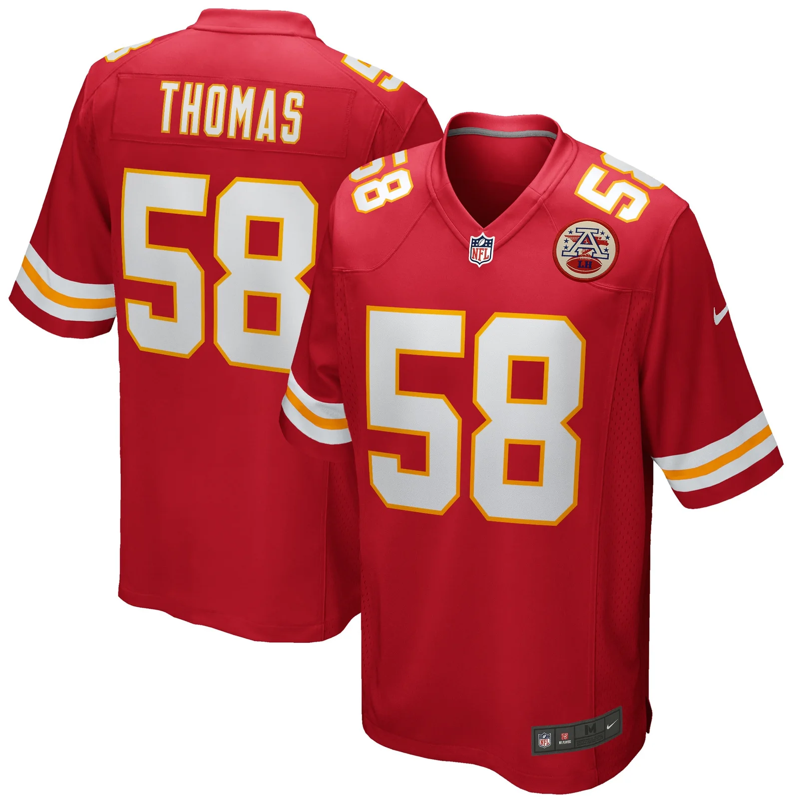 Men's Derrick Thomas Kansas City Chiefs Game Retired Player Jersey - Red -